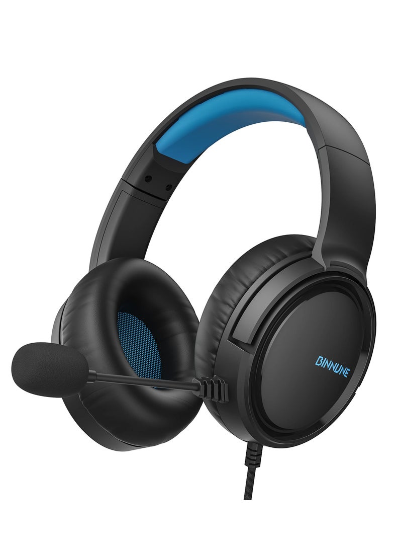 BINNUNE BG02 Wired Gaming Headset with Mic for PS4 PS5 Xbox Series S|X PC Xbox One Switch - Image 1
