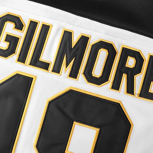 MESOSPERO Happy Gilmore #18 Sandler 1996 Movie Ice Hockey Jersey Stitched Men Movie Hockey Jersey Men Black S-3XL (18 White,X-Large) - Image 5