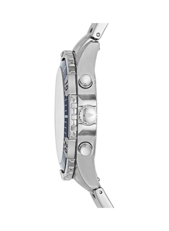 FOSSIL Men Garrett Chronograph Watch FS5623 - 44 mm - Silver - Image 3