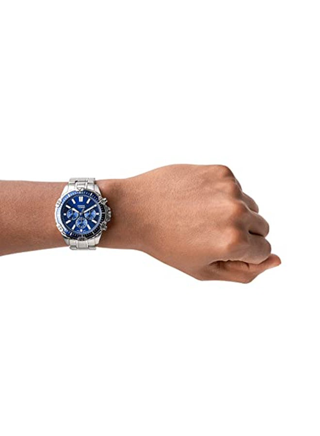 FOSSIL Men Garrett Chronograph Watch FS5623 - 44 mm - Silver - Image 4