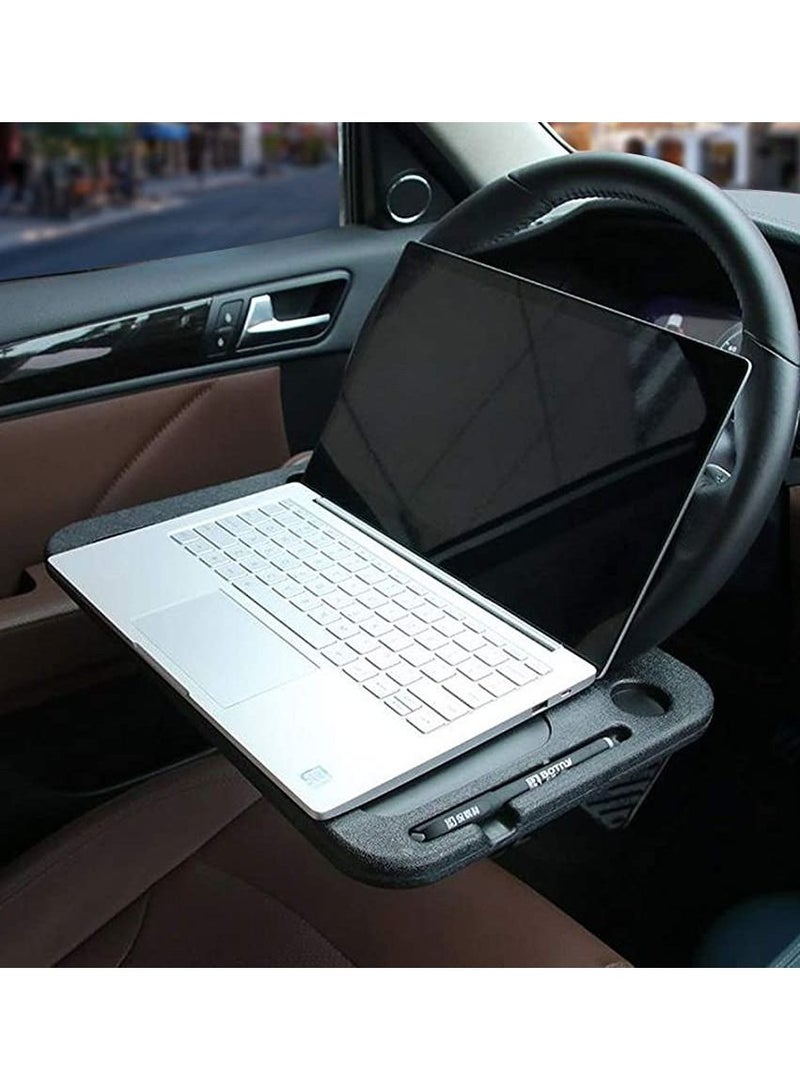 Generic Steering Wheel Desk Eating Table Universal Fits Most Vehicles Steering Wheels Steering Wheel Desk Eating Table - Image 2