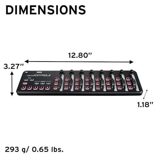 Korg nanoKONTROL2 Slim-Line USB Control Surface, Black - Image 3
