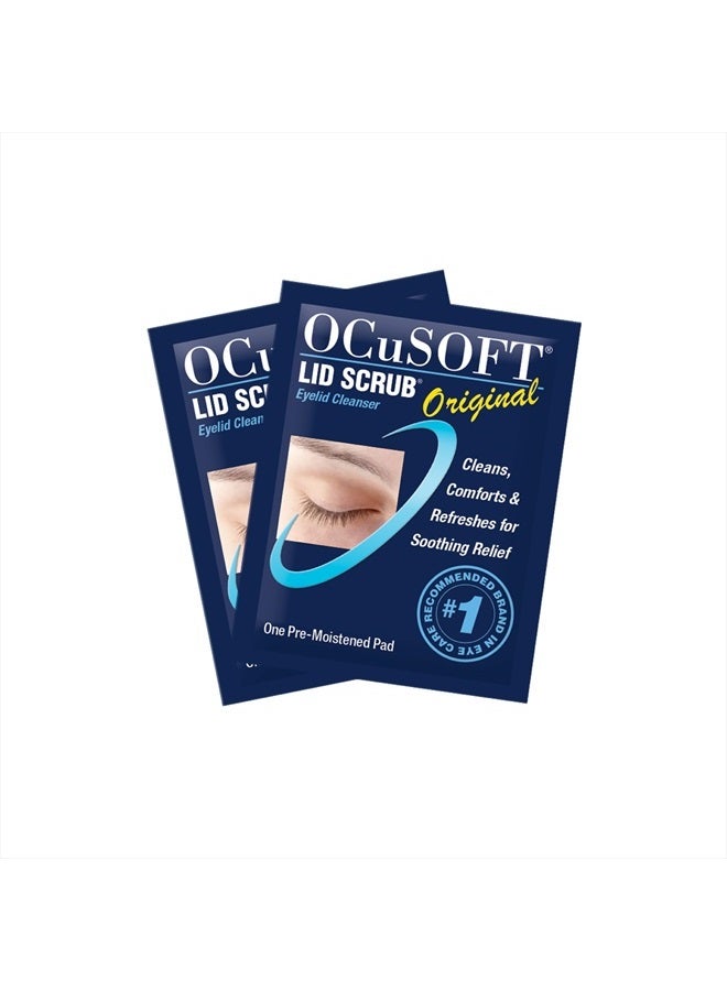 OCuSOFT لصقات تنظيف الجفون الأصلية 35 قطعة مع 5 وسادات إضافية - Image 2