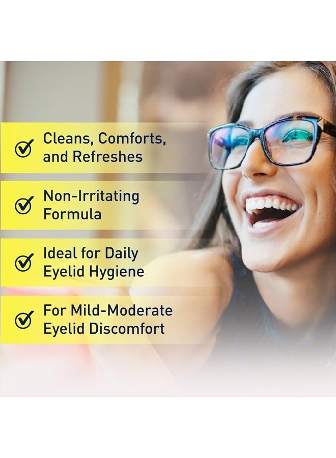 OCuSOFT لصقات تنظيف الجفون الأصلية 35 قطعة مع 5 وسادات إضافية - Image 3