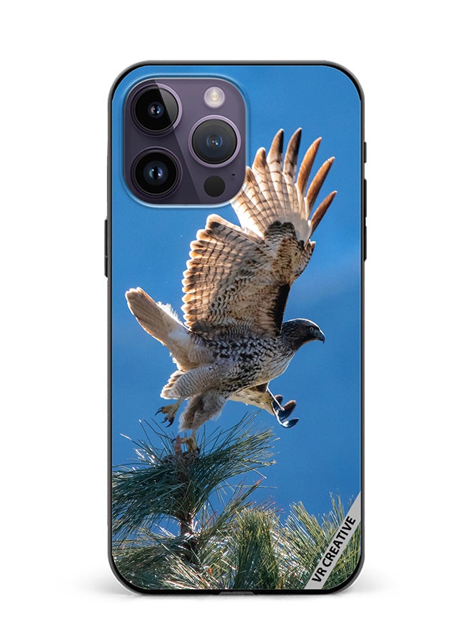 VR CREATIVE Protective Case Cover For Apple iPhone 16 Pro Hunting Eagle Design Multicolour - Image 1