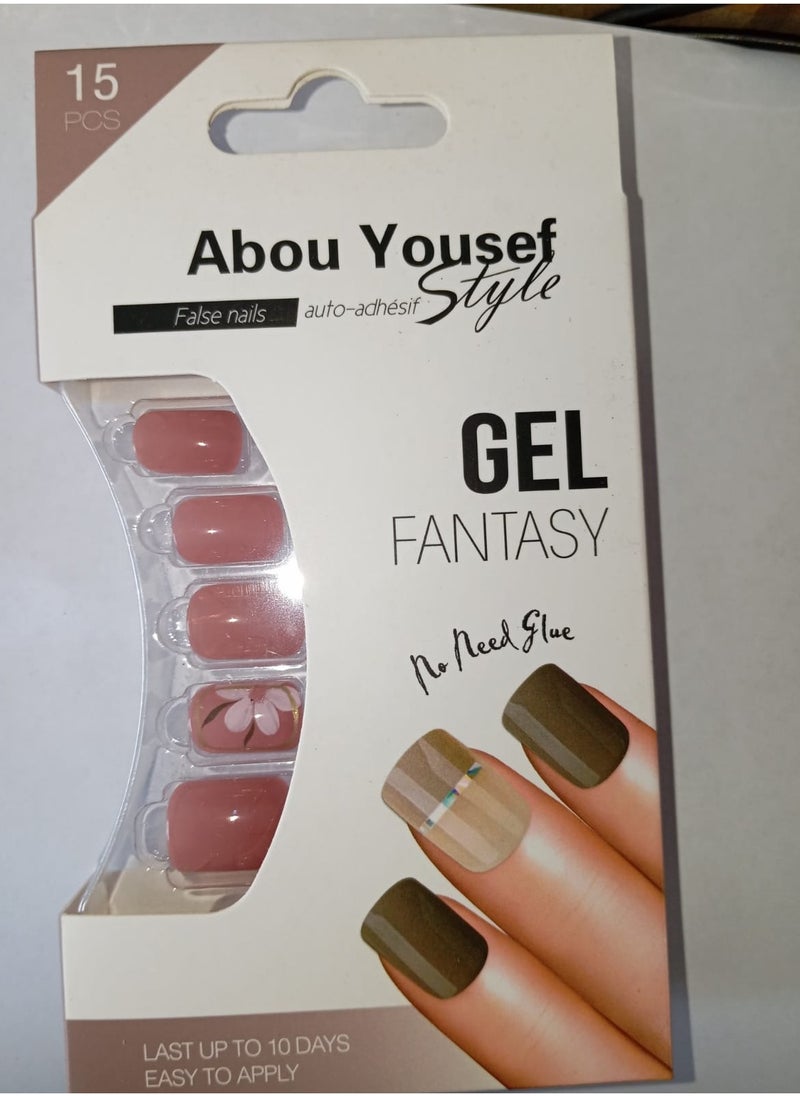 Abou Yousef Style - ABOU YOUSEF FALSE NAILS GEL FANTASY 88-AY299 - Image 1