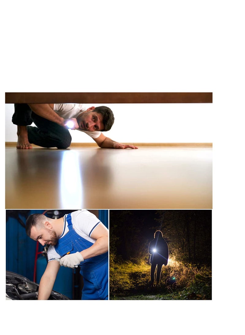 SYOSI قلم ضوء طبي تشخيصي، عبوتان، مصباح يدوي صغير قابل لإعادة الاستخدام LED، شعلة قلم، شعلة طبيب ممرضة EMT ضوء قلم الطوارئ - Image 5