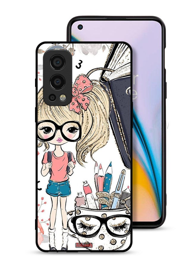 Tolwak OnePlus Nord 2 5G Protective Case Cover Unicorn Girl Art - Image 1