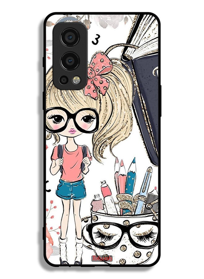 Tolwak OnePlus Nord 2 5G Protective Case Cover Unicorn Girl Art - Image 2