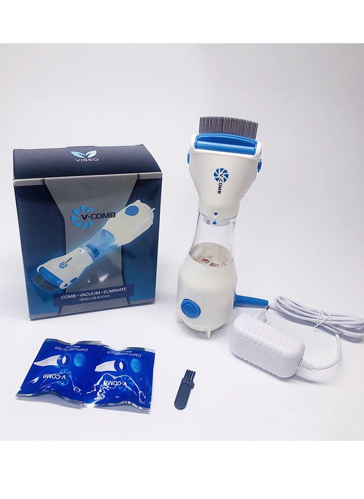 V-Comb - Innovative Device To Get Rid Of Lice That Does Not Cause Allergies Rechargeable And Without Chemicals In Comp Model A1 - Image 1