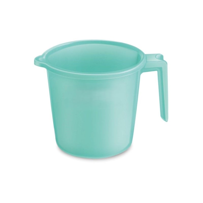 Hellospsindia Plastic Mug, 1 Litre, Aqua Green | Bathroom Mug | Multipurpose  - Image 1