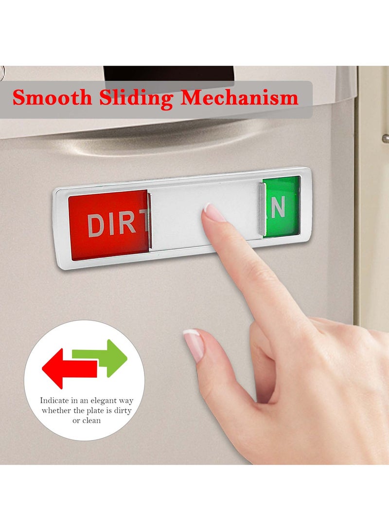 2 Pcs Dishwasher Magnet, Clean Dirty Sign Indicator for Dishwasher Non-Scratch Easy to Read and Strong Slide for Changing Signs Sleek and Convenient Design, Heavy Duty Magnet for Kitchen Organization  - Image 3