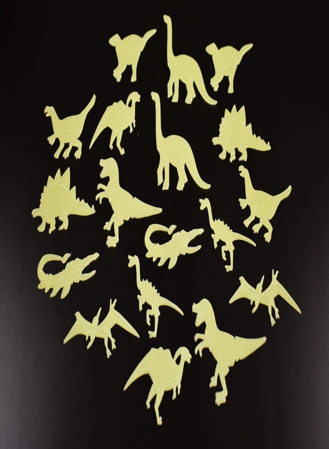 DirectGlow LLC DirectGlow 18 Piece Glow in The Dark Dinosaurs Wall Ceiling Decor - Image 3