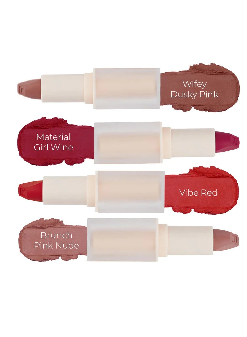 REVOLUTION Lip Allure Soft Satin Lipstick, Queen Pink - Image 5