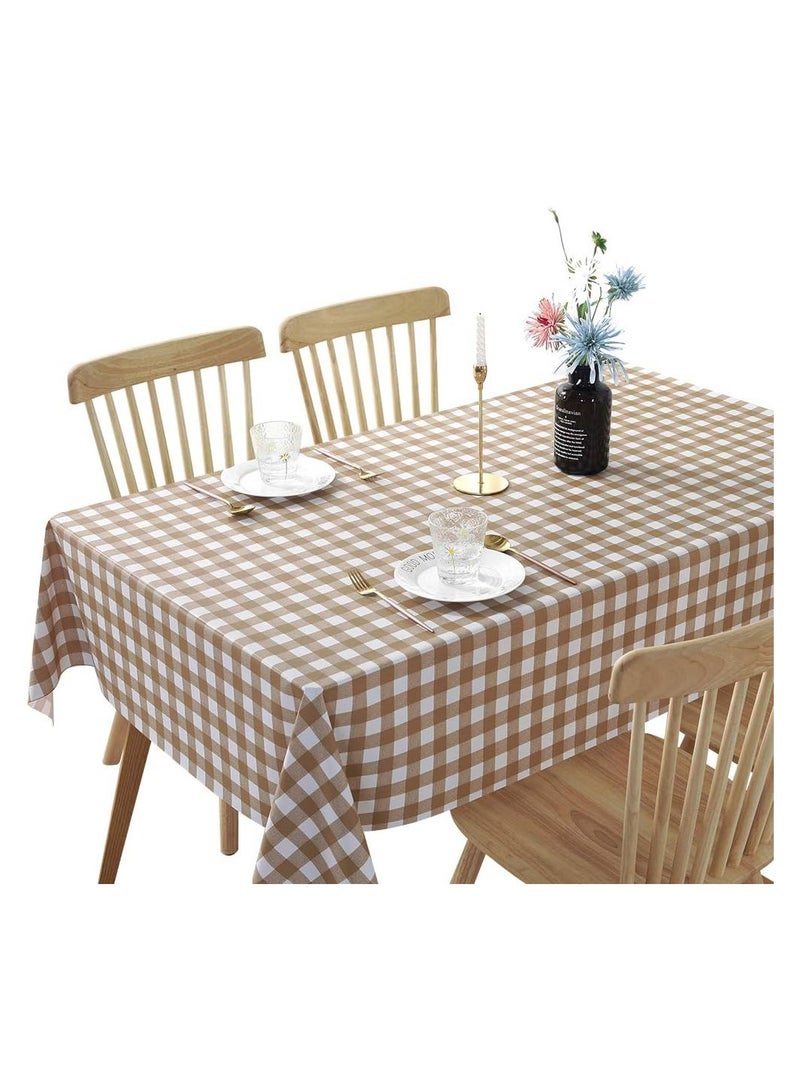 بريمو بلس مفرش طاولة ضد الماء بنقشة مربعات - Image 4