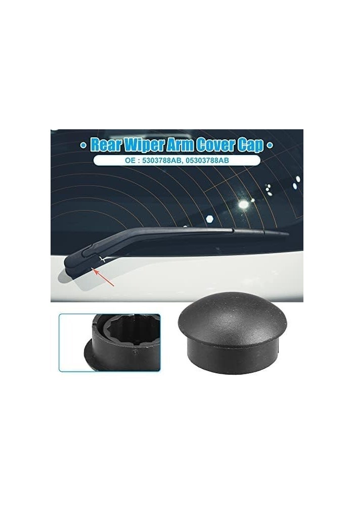 Wivplex Rear Windshield Wiper Arm Nut Cover Cap for Jeep Compass - Image 2