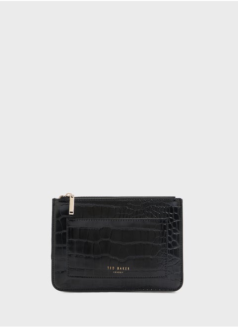 Croc Effect With Passport Wallet
