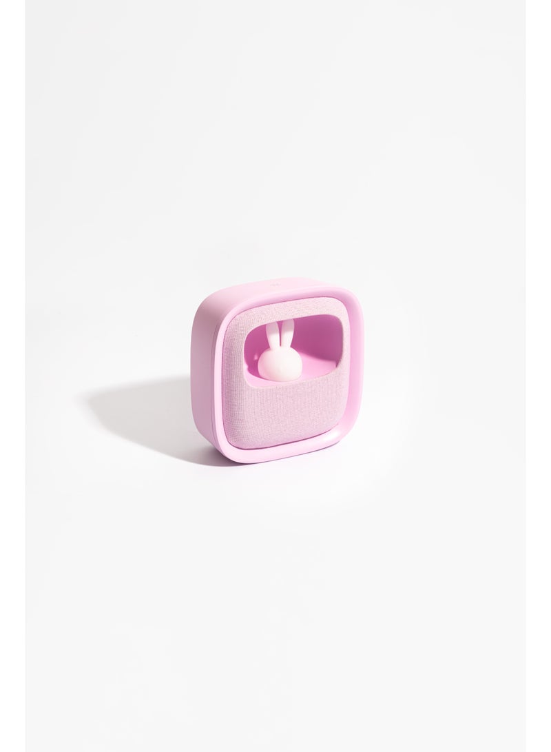 موب ساعة منبه وإضاءة ليلية بتصميم مارشميلو مناسبة لغرف النوم وغرف الأطفال تجمع بين المنبه والضوء الليلي - Image 2