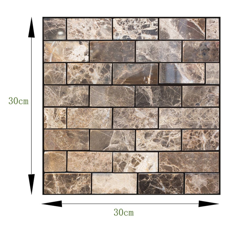 Vintage Self Adhesive Wallpaper Brick Removable 1pc 30*30cm Modern Home Decor Waterproof Wall Covering 3D DIY Wallpapers (507) - Image 3