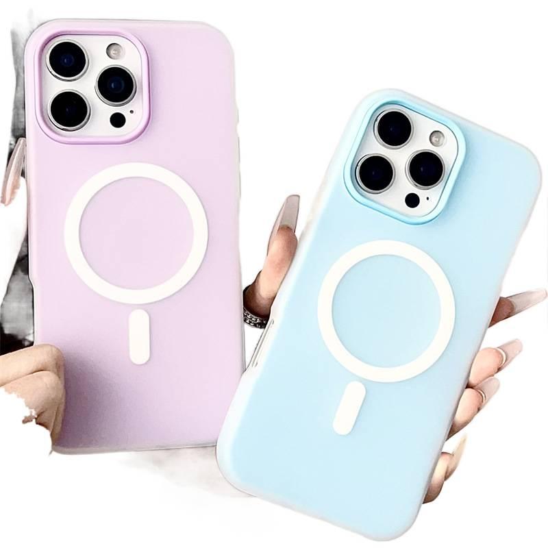 MagSafe Case | Shockproof Cover for iPhone 16 / 16 Plus / 16 Pro / 16 Pro Max | Silicone Drop Protection | Black - Image 3