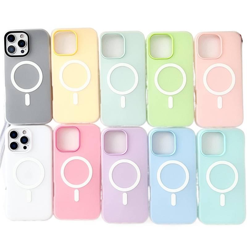 MagSafe Case | Shockproof Cover for iPhone 16 / 16 Plus / 16 Pro / 16 Pro Max | Silicone Drop Protection | Black - Image 2