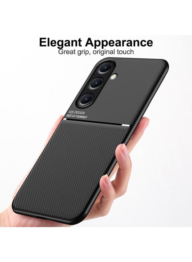 اس-توب جراب لهاتف Samsung Galaxy A56 5G جراب هاتف كلاسيكي مائل من مادة TPU مع شريط مغناطيسي من البولي يوريثين الحراري - Image 2