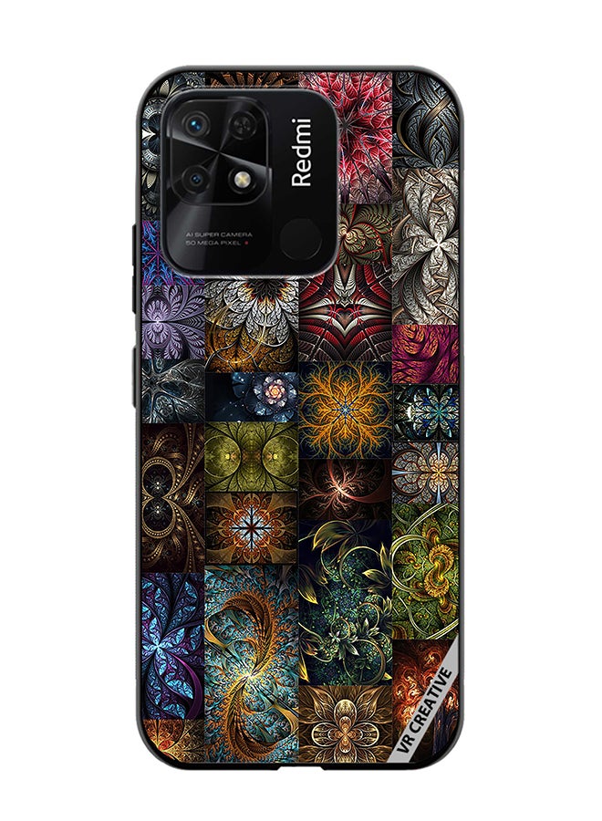 VR CREATIVE Protective Case Cover For Xiaomi Redmi 10C 30 Mind Blowing Pieces Of Algorithmic Fractal Art Design Multicolour - Image 1