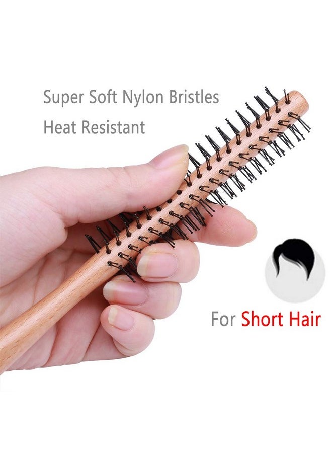 Perfehair PERFEHAIR Small Round Brush for Short Hair, 1 Inch Mini Quiff Roller for Women and Men, Best for Thin Hair, Bangs, Beard, Styling, Lifting, Curling  - Image 5