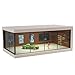 kivcmds Display Case for Hot Wheels Matchbox Cars with USB Lights164 Scale Diecast Model Car Storage Car Showroom Scene Diorama Parking Garage Brown - Image 3