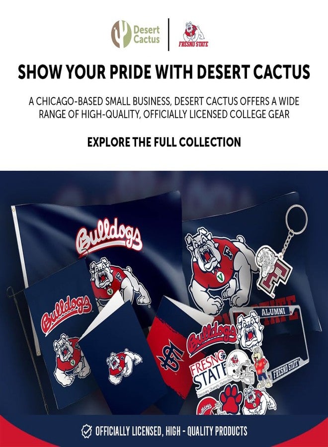 Desert Cactus Fresno State Paper Plates FS Bulldogs 20 Count 9 inch Round Plates for Tailgates, Parties, Graduation and Events (Design A) - Image 4