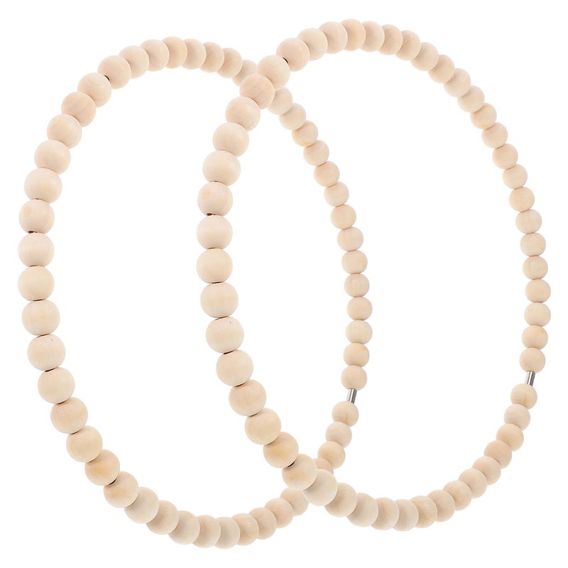 Wooden Beads Garland for Wall Decor, Front Door Embellishment and DIY Crafting Projects - Image 3