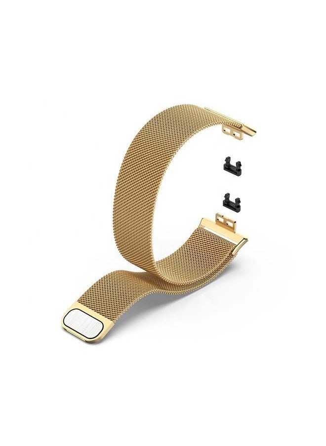 NIBEMINENT - Huawei Watch fit Replacement Milanese Strap Gold - Image 1