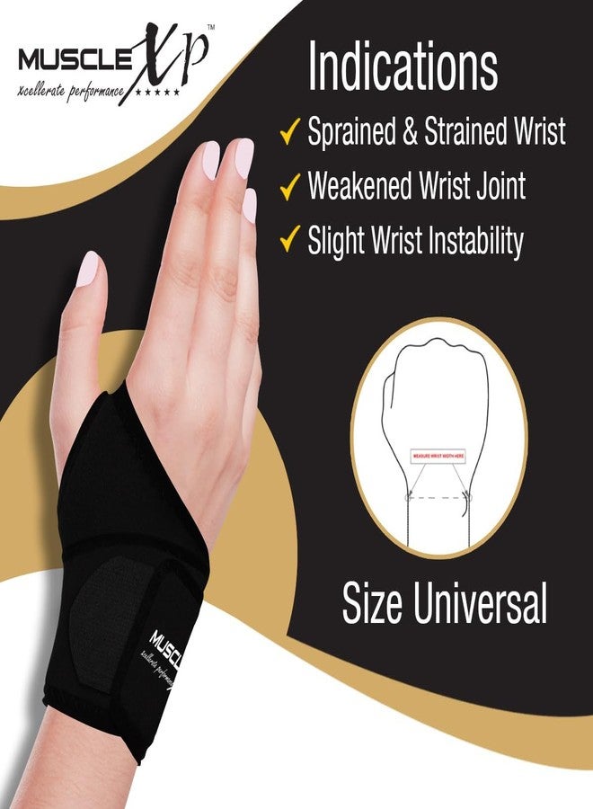 MuscleXP DrFitness+ Wrist Brace with Thumb Support For Men & Women, Gym & Workout, Sports Injury & Wrist Pain, Hands & Palms Compression (1Pc) - Image 5