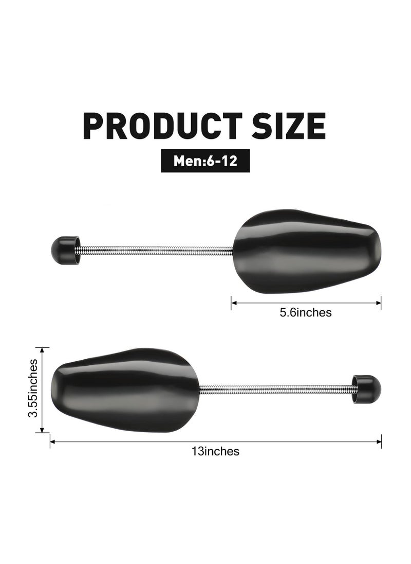 Generic - 2 Pairs Plastic Shoe Tree Stretcher Shaper, Adjustable Shoe Shape Shoes Boot Holder Shaper Support for Men - Image 1