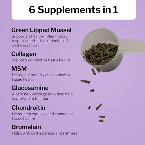 Formula 707 Joint 6in1 Equine Supplement 10 lb Bag – Support for Joint Integrity and Inflammatory Response in Horses – Green-Lipped Mussel, MSM, Glucosamine, Chondroitin & Collagen - Image 3