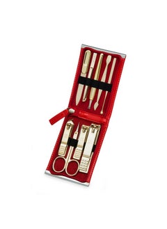 Three Seven (777) Three Seven (777) Premium Quality Gift Travel Manicure Grooming Kit Nail Clipper Set (970R), MADE IN KOREA, SINCE 1975. (Gold)  - Image 4
