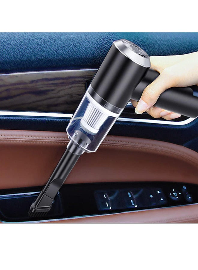 Vacuum Cleaner Handheld Cordless 120W 9000PA Super Cuction Handheld Vacuum Cleaner, Rechargeable Vehicle-Mounted Cordless Vacuum, Lightweight Dry and Wet Household/Pet/for Cars - Image 4