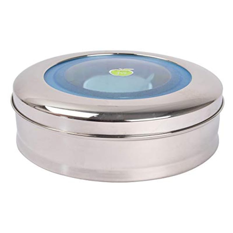 JVL طقم علب توابل مطبخ من الفولاذ المقاوم للصدأ مع سبعة أوعية سعة 200 مل لكل منها متوسط ST2 - Image 4