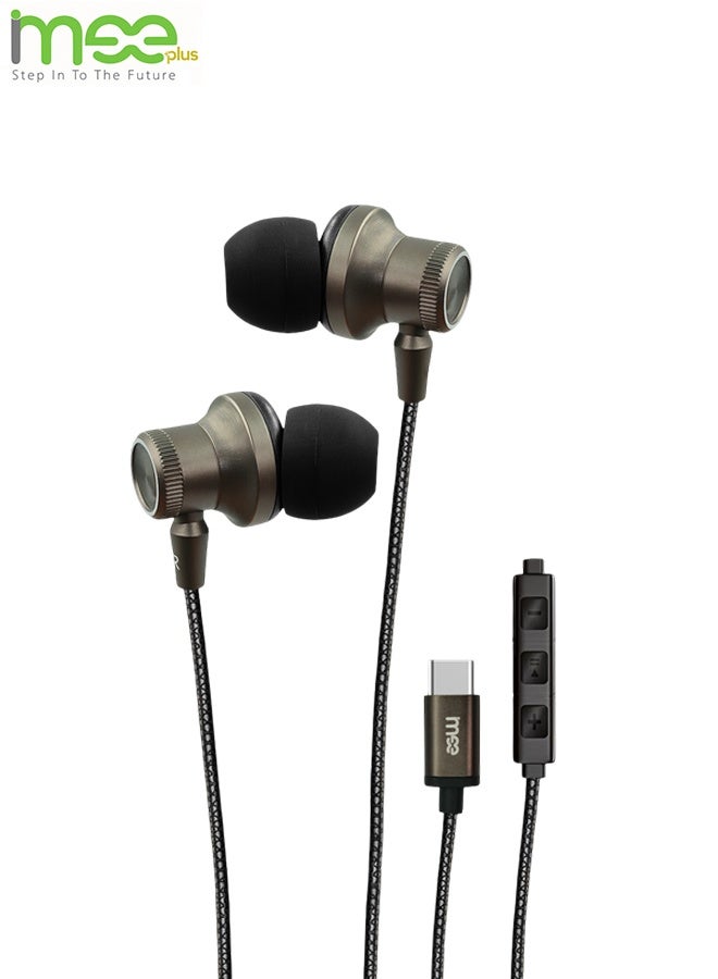 IMEE plus IM-EP110 Type-C Wired Earphones: Premium Metal Finish, Hi-Fi Stereo Sound, and Hands-Free Line Control - Image 2