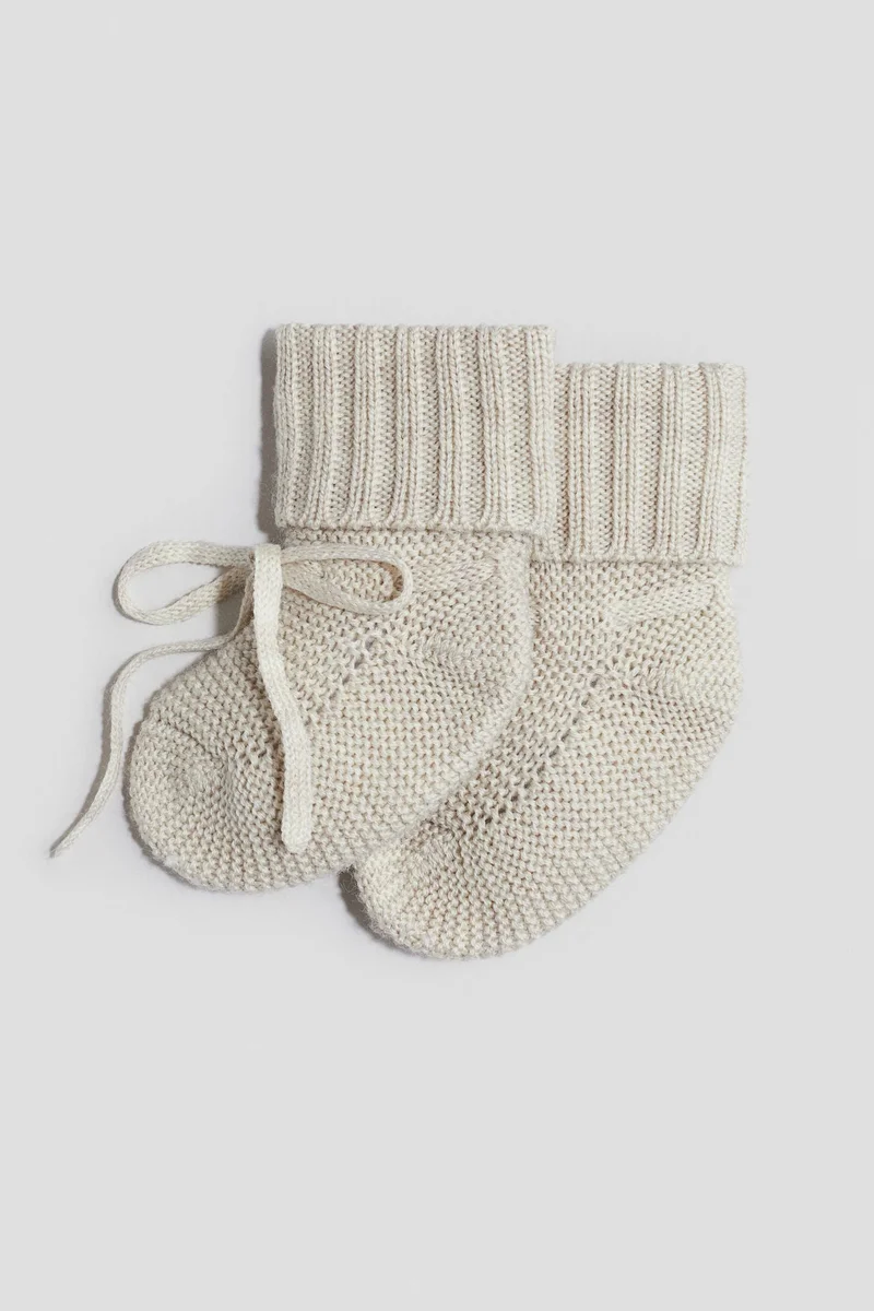 H&M Wool-knit bootees