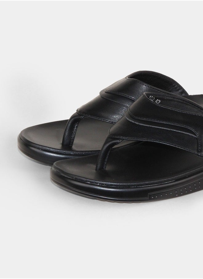 BOTELI Summer Sandals Non-Slip Pu Material Men's Beach Leisure Slippers Outdoor Flip-Flops  - Image 2