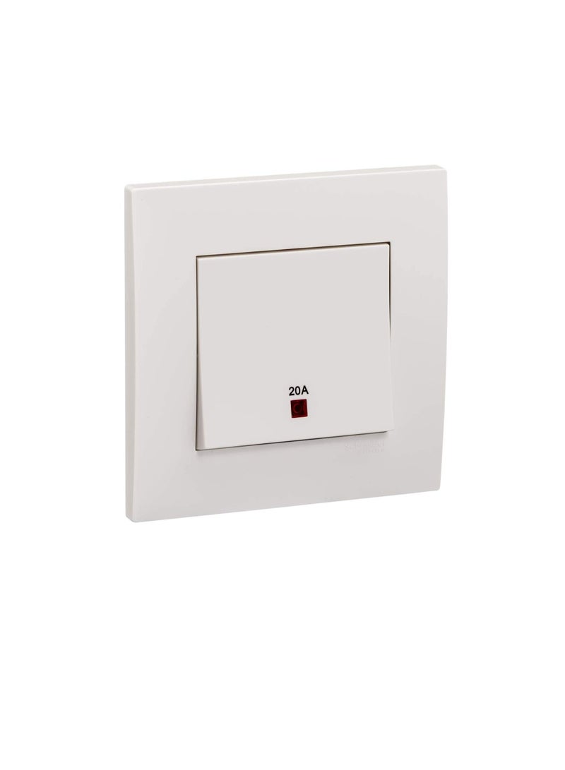 Schneider Electric Vivace 20A Water Heater Switch - Double Pole - Image 1