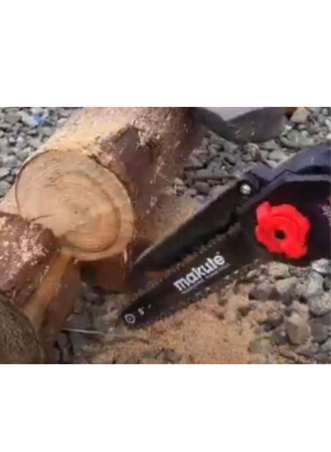makute Cordless  8'' Chain Saw 20V with 5800rpm for Efficient Various Types of Wood Cutting Projects (CEC111-8-BL) - Image 4