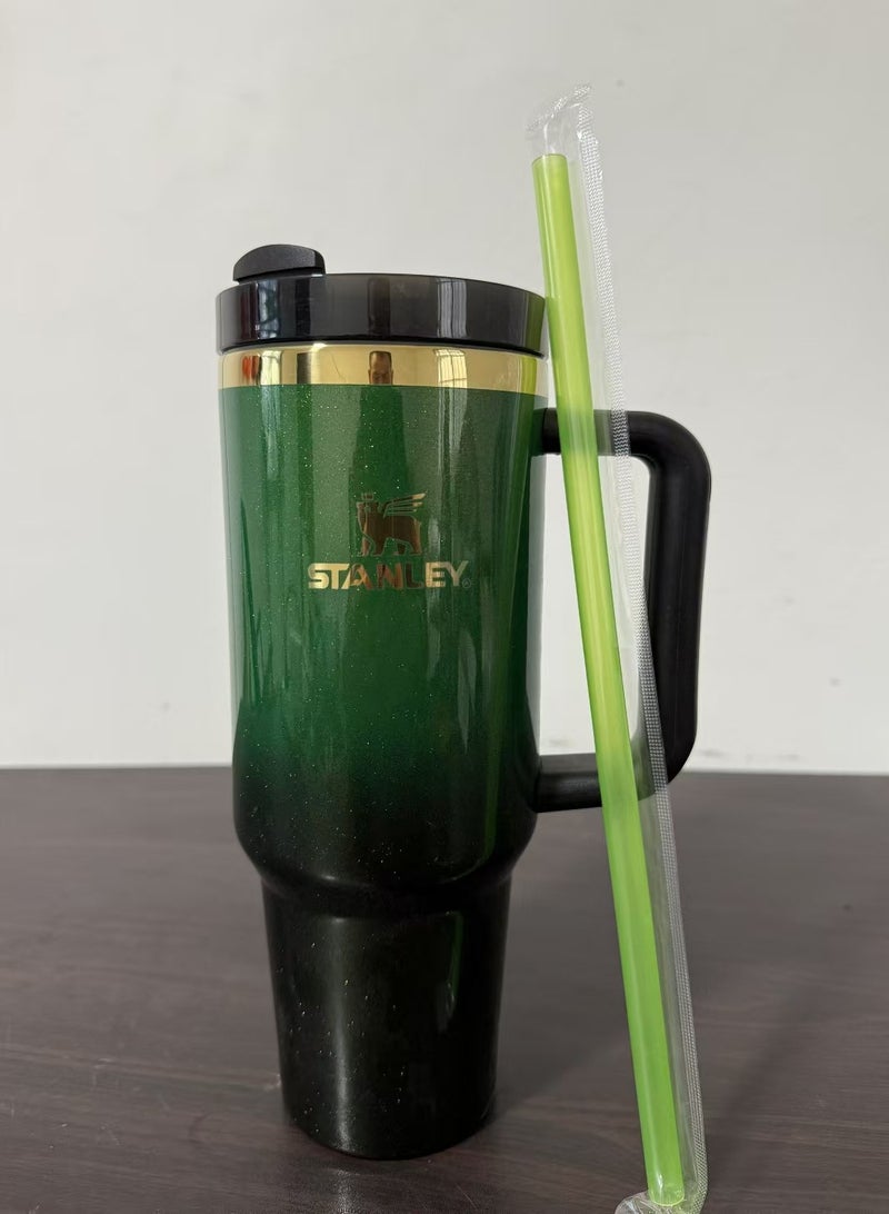 Stanley Quencher H2.0 FlowState Stainless Steel Vacuum Insulated Tumbler with Lid and Straw for Water, Iced Tea or Coffee, Smoothie and More, ,Thermobecher limited Edition,40 oz - Image 1