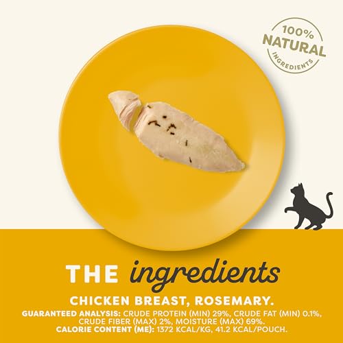 Applaws Natural Cat Treats, Grain-Free, High-Protein Whole Chicken & Rosemary Loins, Single-Ingredient Healthy Snack for Cats (12 x 1.06 oz Loins) - Image 3