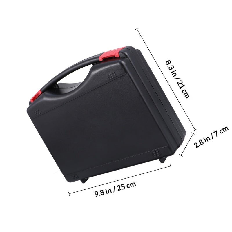 Portable Plastic Tool Box Organizer 21x25x7cm Multifunctional Storage Case with Handle - Image 3