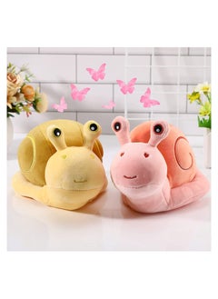 2 Pieces Snail Doll Plush Toy 7.87 Inch Cartoon Lovely Birthday Gift C ute Soft Snail Plush Toy Snail Stuffed Animal Toy Kawaii Animal Pillow for Home Decoration Gift Pink, Yellow - pzsku/Z9657E1CE4E9801A15532Z/45/_/1710419986/ca4bf280-ee9f-4b6c-954c-4a04d95a6e79