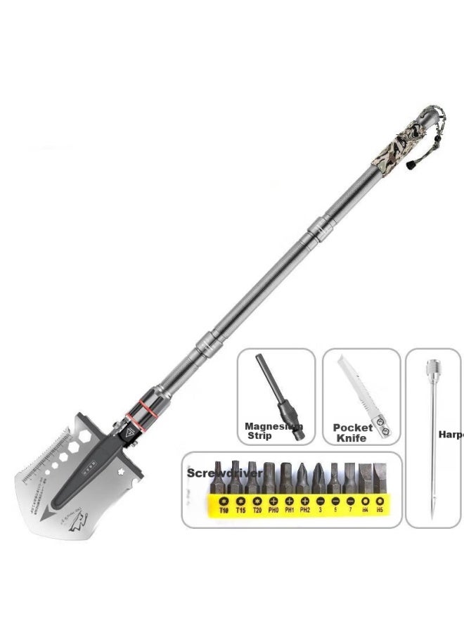 Hannah Hana Hn-g33 Standard Edition Multi-function Outdoor Camping Vehicle-mounted Folding Shovel China Engineering Shovel Large Shovel - Image 1