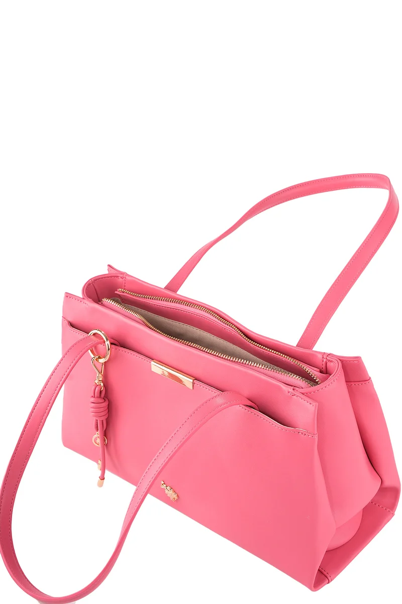 U.S. Polo Assn. PINK U.S. Polo Assn. Women's Shoulder Bag, Ladies Large Capacity Shoulder Bag Handbag Tote Bags Clutch Bag, Women's Leather Hobo Bag, Women's Tote Bag, Women's Shoulder Bag, Women's Hand Bag, Women's Travel Bag, for Office Sling Bag Side Bag and Girls College Students  | Best Price UAE