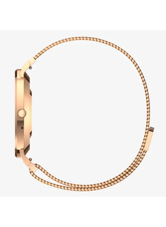 Aurafit Smartwatch  Ella 3 for Women – AMOLED Display – Comprehensive Health Tracking – Up to 7 Days Battery Life – Elegant Design – Rose Gold Color - Image 5
